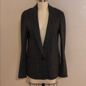 Gray wool blazer